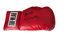  Roberto Duran Signed Boxing Glove Genuine Signature AFTAL COA