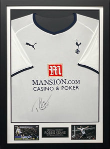  Robbie Keane Signed & Framed Tottenham Hotspur FC SPURS Ireland Jersey AFTAL COA