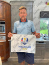 Ian Poulter SIGNED Medinah 2012 Ryder Cup PIN FLAG With Exact PROOF AFTAL COA