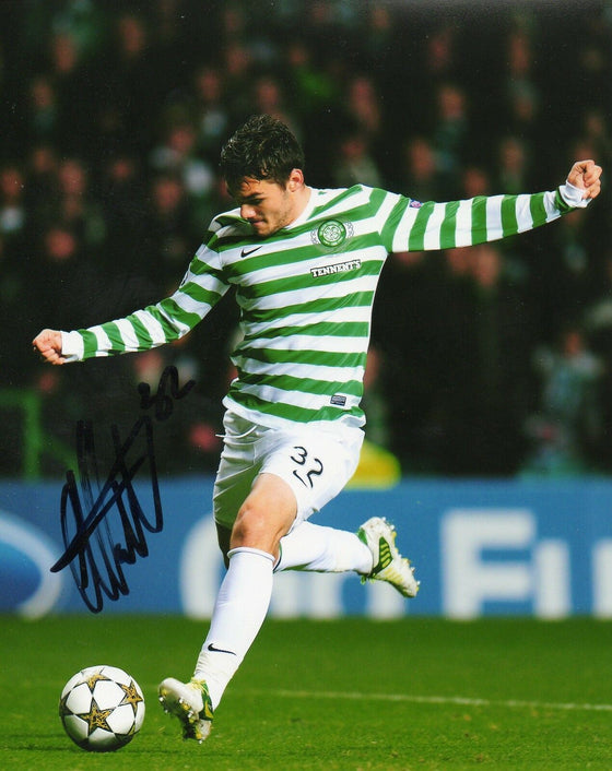 Tony Watt Signed 10X8 Photo Celtic F.C.  Genuine Autograph AFTAL COA (1294)