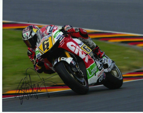 Stefan BRADL 10x8 Photo SIGNED MOTOGP HONDA Autograph Silverstone RARE (3509)