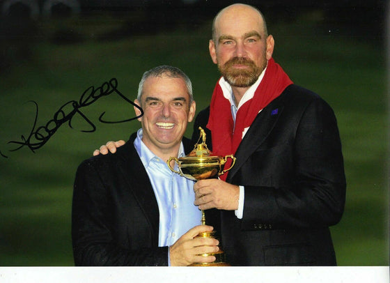 Paul McGinley Original Signed Autograph 12X8 Photo 2014 RYDER CUP (3126)