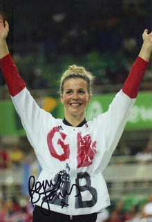  Rebecca "Becky" James GENUINE Hand Signed 12X8 Photo OLYMPICS RIO 2016 (B)