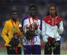  Christine Ohuruogu SIGNED 10X8 Photo BEIJING 2008 OLYMPICS AFTAL COA (A)