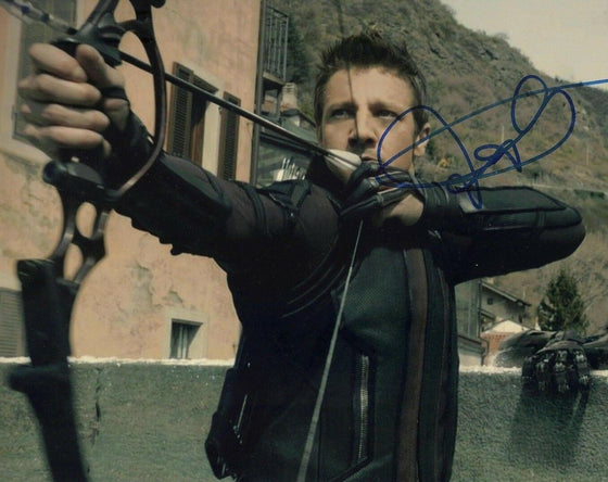 Jeremy Renner Signed 10X8 Photo The Avengers: Age of Ultron AFTAL COA (5390)