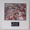 Raul Signed 14X11 Photo Real Madrid Mounted Photo Display AFTAL COA (E)