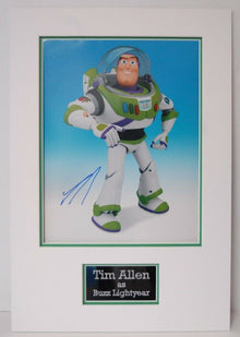  Tim Allen SIGNED 14X11 PHOTO Toy Story MOUNTED DISPLAY Genuine AFTAL COA (B)