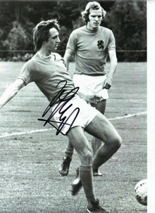  Johan Cruyff Signed 12X8 Photo Genuine Autograph HOLLAND AFTAL COA (1675)