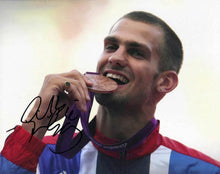  ROBBIE GRABARZ SIGNED 10X8 PHOTO HIGH JUMP SUPERSTAR TEAM GB BRONZE MEDALIST