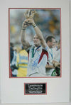 Lawrence Dallaglio Signed 16X12 Photo Mount Display AUTOGRAPH ENGLAND RUGBY (C)