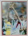 Lawrence Dallaglio Signed 16X12 Photo Mount Display AUTOGRAPH ENGLAND RUGBY (C)