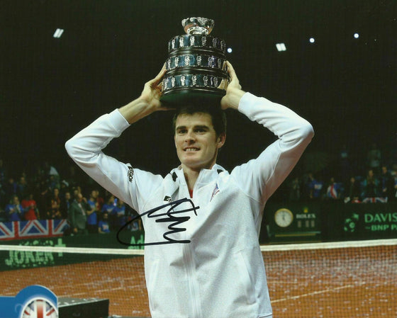 Jamie Murray Signed 10X8 Photo Genuine Autograph 2015 Davis Cup AFTAL COA (A)