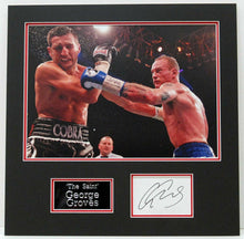  George Groves GENUINE HAND SIGNED PHOTO MOUNT DISPLAY (B)