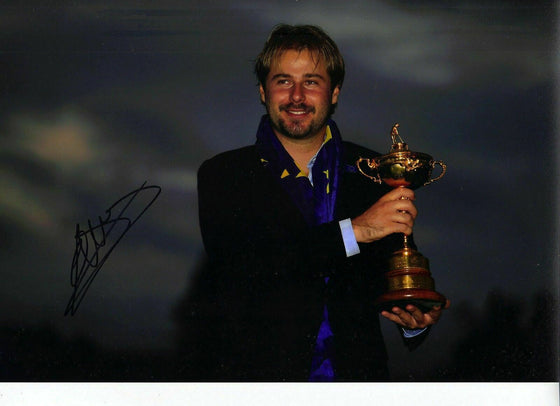 Victor Dubuisson Original Hand Signed Autograph 12X8 Photo 2014 RYDER CUP (3142)