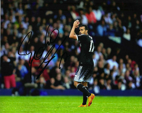 Pedro Genuine Hand Signed 10X8 Photo Chelsea FC Autograph (D) COA
