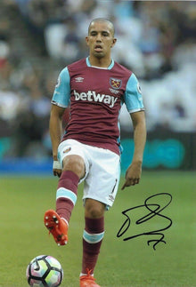  Sofiane Feghouli Genuine Hand Signed 12x8 Photo West Ham United (1844)