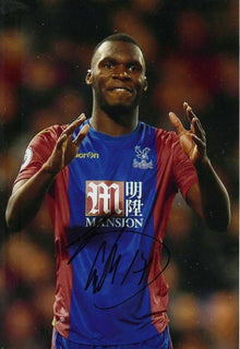  Christian Benteke Signed 12X8 Photo CRYSTAL PALACE Signature AFTAL COA (1872)