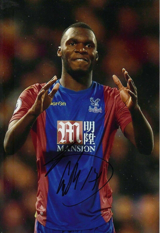 Christian Benteke Signed 12X8 Photo CRYSTAL PALACE Signature AFTAL COA (1872)