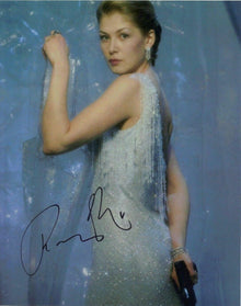 Rosamund Pike SIGNED 10X8 Photo Sexy Image Die Another Day AFTAL COA (7244)