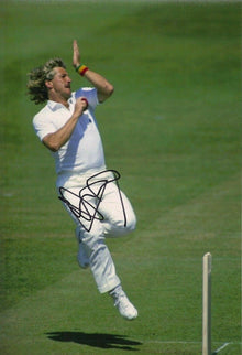  Ian Botham Signed 12X8 Photo England Cricket Legend AFTAL COA (2568)