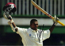  Shivnarine Chanderpaul Signed 12X8 Photo West Indies AFTAL COA (2595)