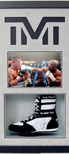 Floyd Mayweather Signed & FRAMED TMT Black Boxing Boot EXACT Proof AFTAL