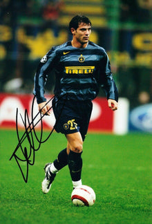  Dejan Stankovic SIGNED 12X8 PHOTO Lazio & Serbia COA (9035)