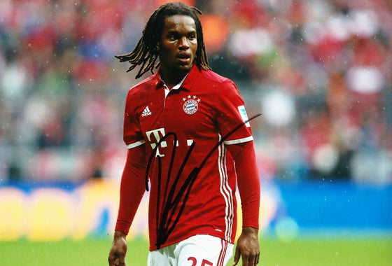 Renato Sanches SIGNED 12X8 PHOTO BAYERN MUNICH & Portugal AFTAL COA (9127)