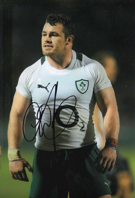 Cian Healy Signed 12X8 Photo LIONS Ireland Leinster Rugby AFTAL COA (2107)