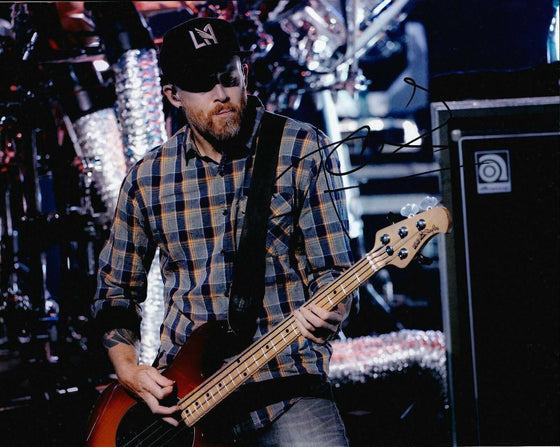 Dave Farrell SIGNED 10X8 Photo Linkin Park AFTAL COA (A2)