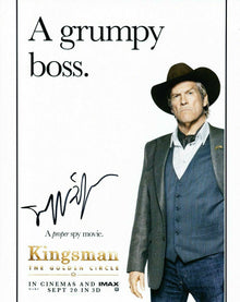 Jeff Bridges Signed 10X8 PHOTO Kingsman: The Golden Circle AFTAL COA (5185)