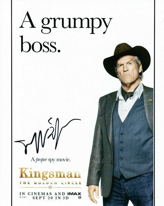 Jeff Bridges Signed 10X8 PHOTO Kingsman: The Golden Circle AFTAL COA (5185)