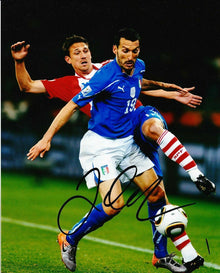  Gianluca Zambrotta Signed 10X8 Photo Italy GENUINE AFTAL COA (1121)