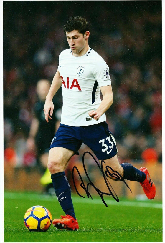 Ben Davies Signed 12X8 Photo SPURS Tottenham Hotspur AFTAL COA (9099)