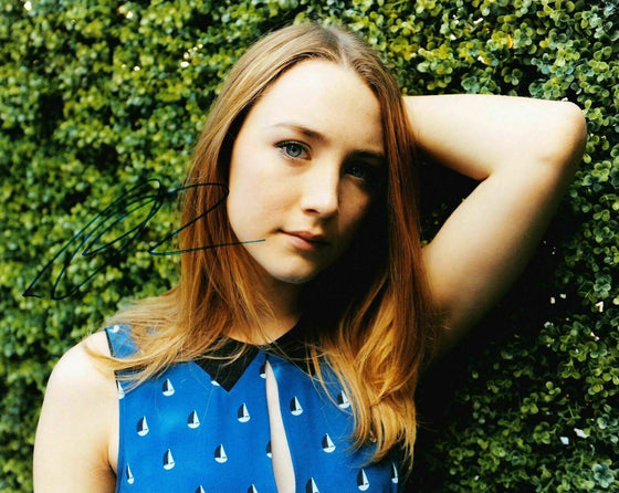 Saoirse Ronan Signed 10X8 Photo GENUINE Signature SEXY AFTAL COA (5552)