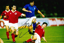  Gianluigi Lentini SIGNED 12X8 Photo AC Milan & ITALY AFTAL COA (1758)