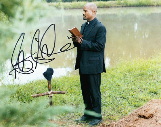Seth GILLIAM Signed 10X8 Photo Walking Dead AFTAL COA (7427)