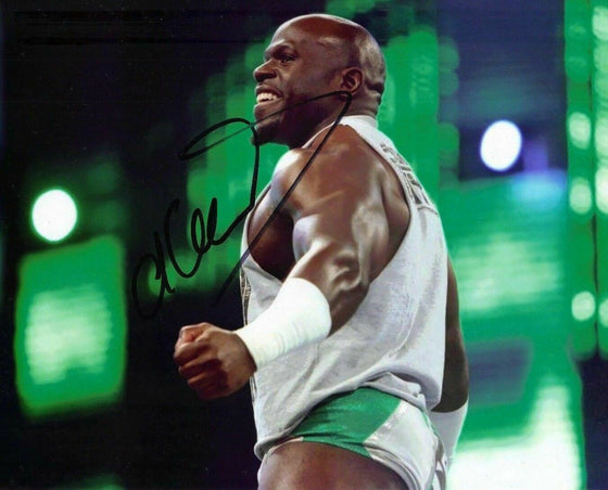 Apollo Crews Signed 10X8 Photo WWE WWF UFC Genuine Signature AFTAL COA (7042)