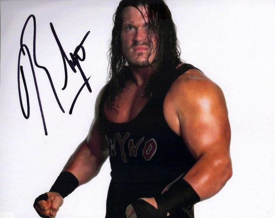 RHYNO Signed 10X8 Photo WWE ECW WWF Genuine Signature AFTAL COA (7031)