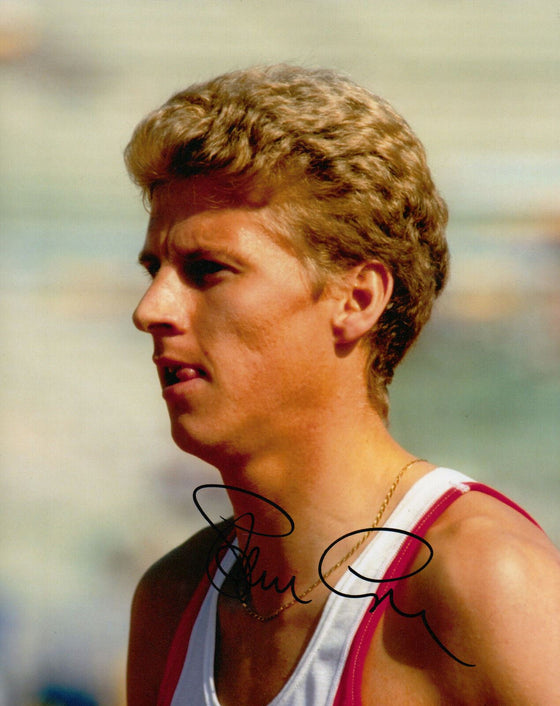 Steve Cram Genuine Hand Signed Autograph In Person 10x8 Photo
