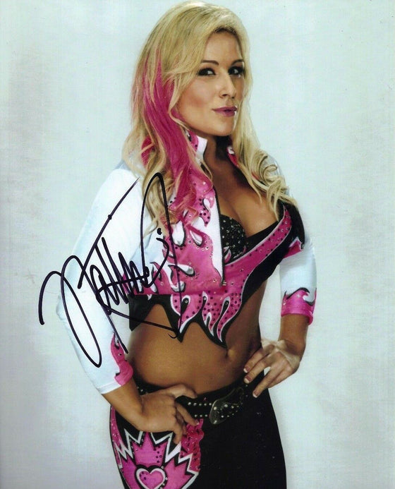 Natalya Neidhart Signed 10X8 Photo WWE WWF Genuine Signature AFTAL COA (7039)