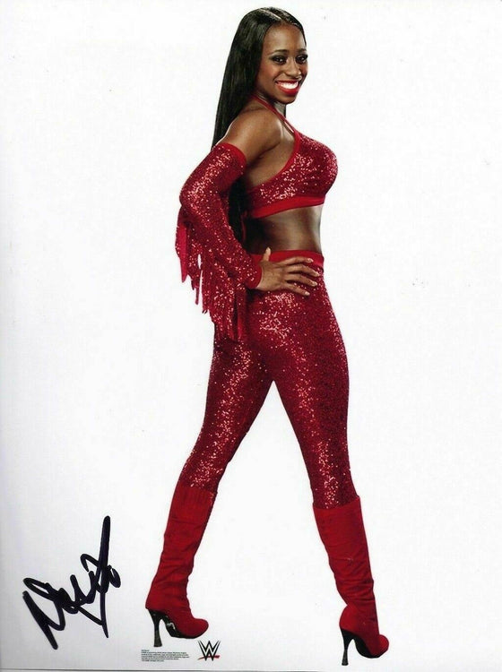 Naomi Signed 10X8 Photo WWE WWF UFC Genuine Signature AFTAL COA (7038)