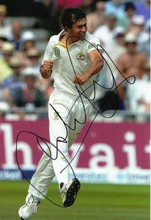  Ashton Agar Signed 12X8 Photo Cricket Australia Trent Bridge AFTAL COA (2560)