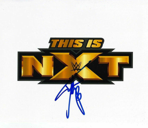 Hideo Itami Signed 10X8 Photo WWE NXT LOGO Kenta Kobayashi AFTAL COA (7081)
