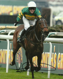  AP McCoy Genuine Hand Signed 10X8 Photo Autograph Grand National Winner COA (B)