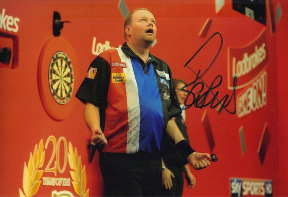 Raymond van Barneveld Signed 12X8 Photo Autographed Memorabilia AFTAL COA (B)