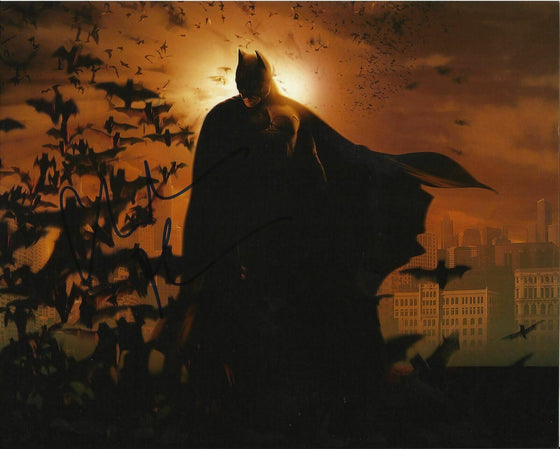 Christian Bale Autograph BATMAN Signed 10X8 Photo "THE DARK KNIGHT" (5434)