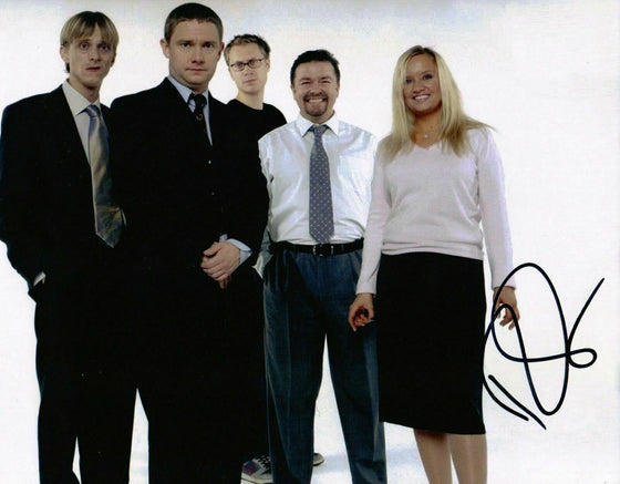 Ricky Gervais 'Signed' 12x8 Photo THE OFFICE GENUINE HAND SIGNED (5264)