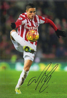  Ibrahim Afellay Signed 12X8 Photo Stoke City Genuine Autograph AFTAL COA (1924)