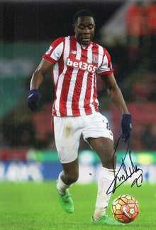  Giannelli Imbula Signed 12X8 Photo Stoke City Genuine Autograph AFTAL COA (1923)